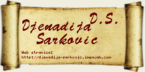 Đenadija Šarković vizit kartica